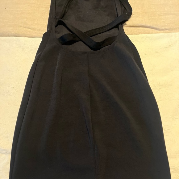Robin Piccone Sexy Black Spandex Nylon Dress, Strappy Back  M - Picture 8 of 9